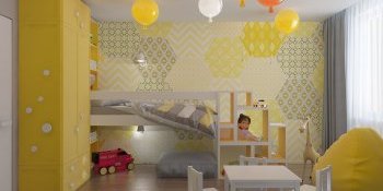 детская в дизайн-проекте двухкомнатной квартиры