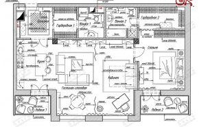 Вариант планировочного решения квартиры